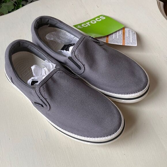 Men’s 4 Slip-On Crocs Norlin Slip-On Relaxed Fit New With Tags - Picture 1 of 11